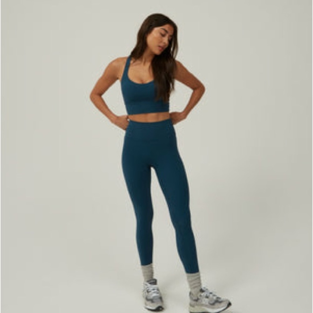 Adanola Workout set ultimate leggings and bra top size small